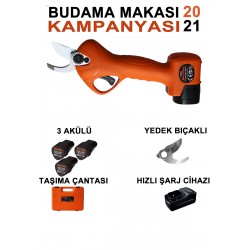 MX 8030 AKULU BUDAMA EN UCUZ Max Extra MX8030 Üç Akülü Dal Budama Makinesi