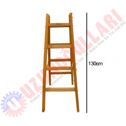 AHŞAP MERDİVEN 4 BASAMAK  (FİYATA NAKLİYE DAHİLDİR.)