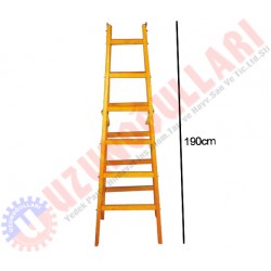 AHŞAP MERDİVEN 6 BASAMAK  (FİYATA NAKLİYE DAHİLDİR.)