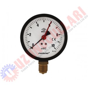 HİDROMETRE 100MM 16 MWS ALTTAN ÇIKIŞ 1/2"
