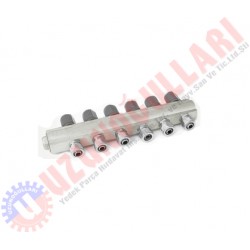 KOLLEKTÖR 4 AĞIZ VANALI PPRC (1 TAKIM 2 ADET FİYATIDIR)