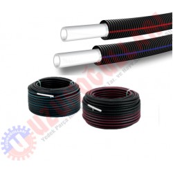 ZEMİN ISITMA PERT OKSİJEN BARİYERLİ KILIFLI BORU KIRMIZI (100MT-16x2) -HAKAN PLASTİK