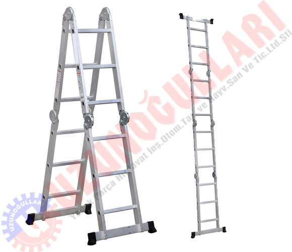 Akrobat Merdiven (4x3 - 4mt)  (fiyata Nakliye Dahildir.)