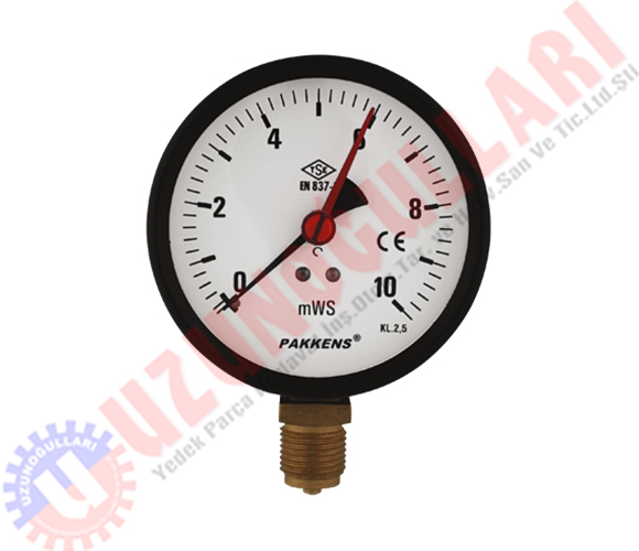 Hidrometre 100mm 16 Mws Alttan Çıkış 1/2