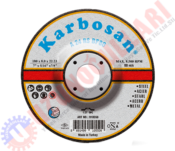 Karbosan Taşlama Taşı 180mm