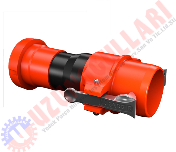 Mandallı Boru Redüksiyon 4/3 Luk 110 Erkek/90 Dişi (conta Dahil)