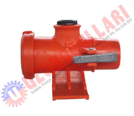 Mandallı Boru Ayak Abot 3 Lük 90 Mm (plastik Mandal Conta Dahil)