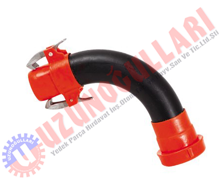 Mandallı Boru Dirsek 4,5 Luk 125 Mm (plastik Mandal Conta Dahil)