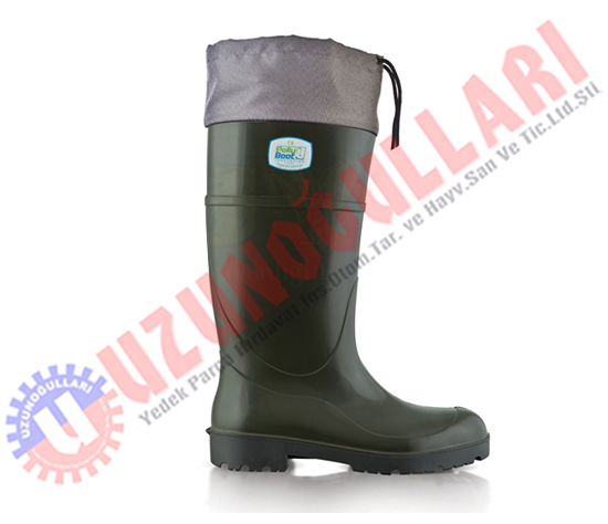 Polly Boot Poliüretan Çizme Boğazlı