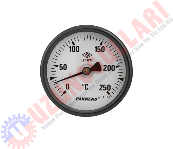 Termometre 65mm 5cm Arkadan Bağlantı 1/2