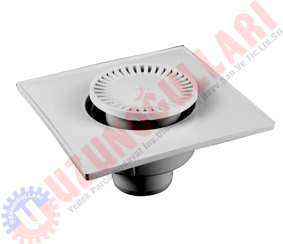 Yer Sifonu 15*15 Döner Baş Yandan 50 Lik Visam