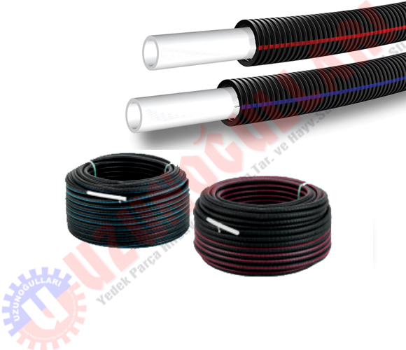 Zemin Isıtma Pert Oksijen Bariyerli Kılıflı Boru Mavi (100mt-16x2) -hakan Plastik